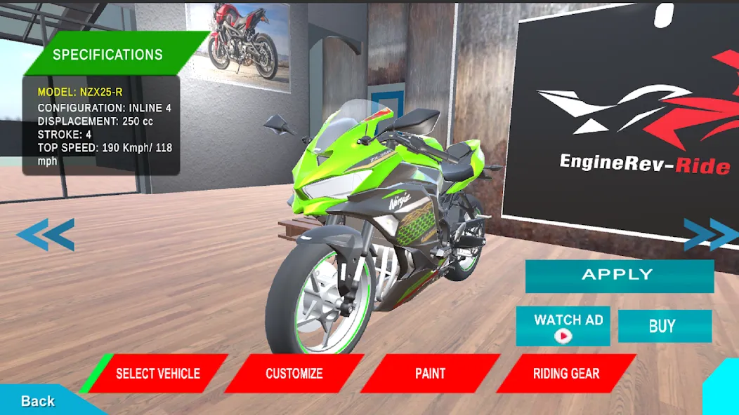 EngineRev-Ride [MOD: улучшенная физика и мощные автомобили] Screenshot 1