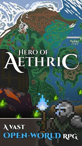 Hero of Aethric  [MOD: бесконечная энергия и мощное снаряжение] Screenshot 1
