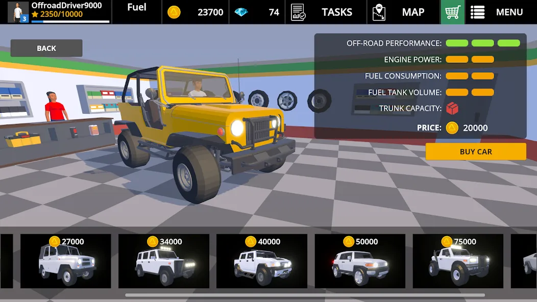 Driving Zone: Offroad Lite [MOD: безлимитные деньги и открыты все машины] Screenshot 5