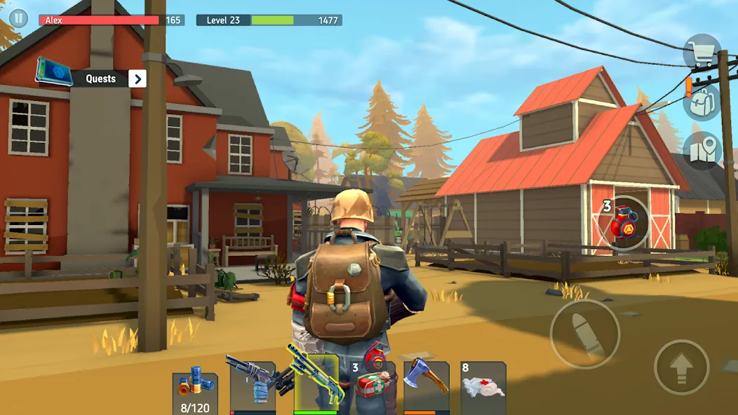 TEGRA: Zombie survival island [MOD: безлимитные ресурсы и оружие] Screenshot 3