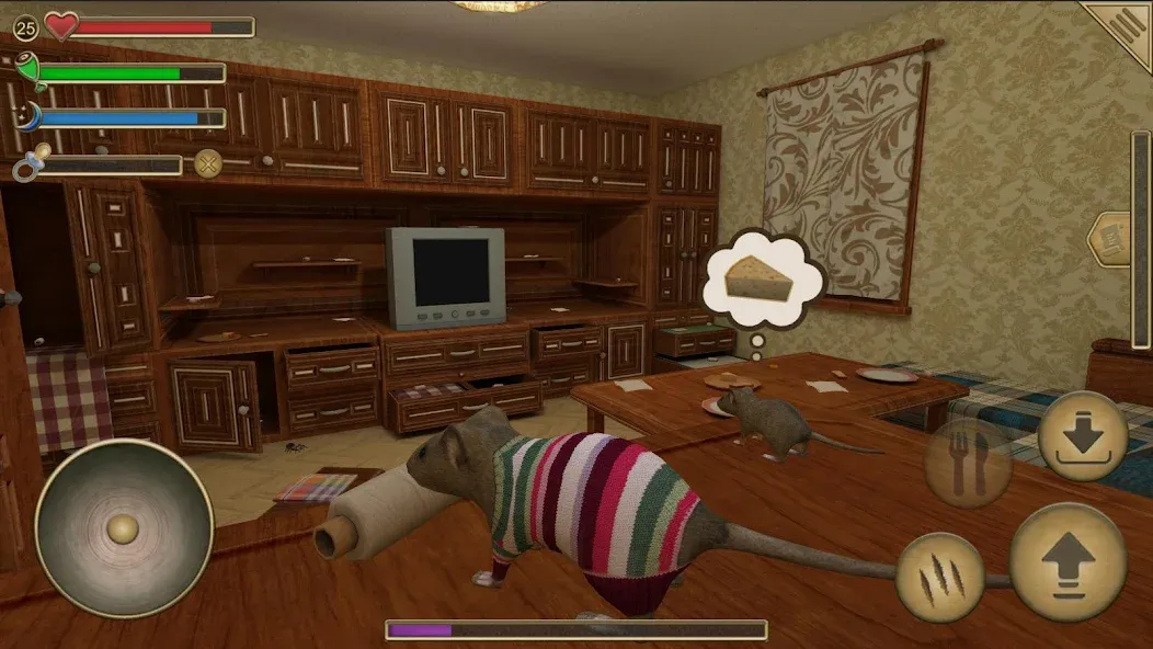 Mouse Simulator :  Forest Home [MOD: без рекламы и много ресурсов] Screenshot 2