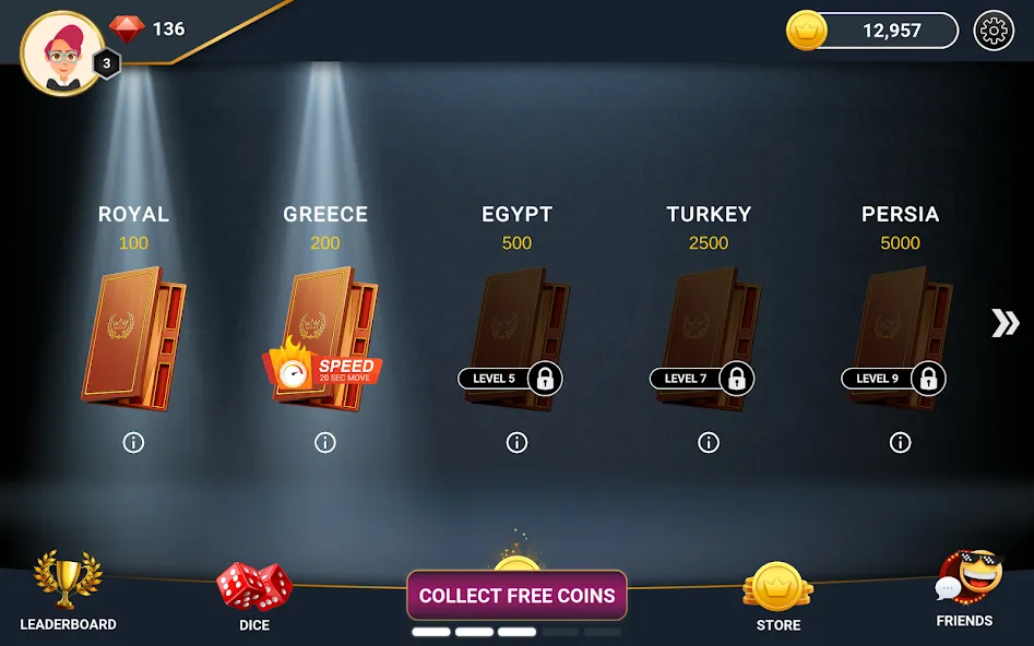 Backgammon Champs - Board Game [MOD: безлимитные монеты и все режимы открыты] Screenshot 5