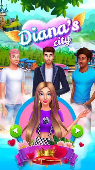 Diana's city-fashion &amp; beauty [MOD: много денег и все наряды] Screenshot 1