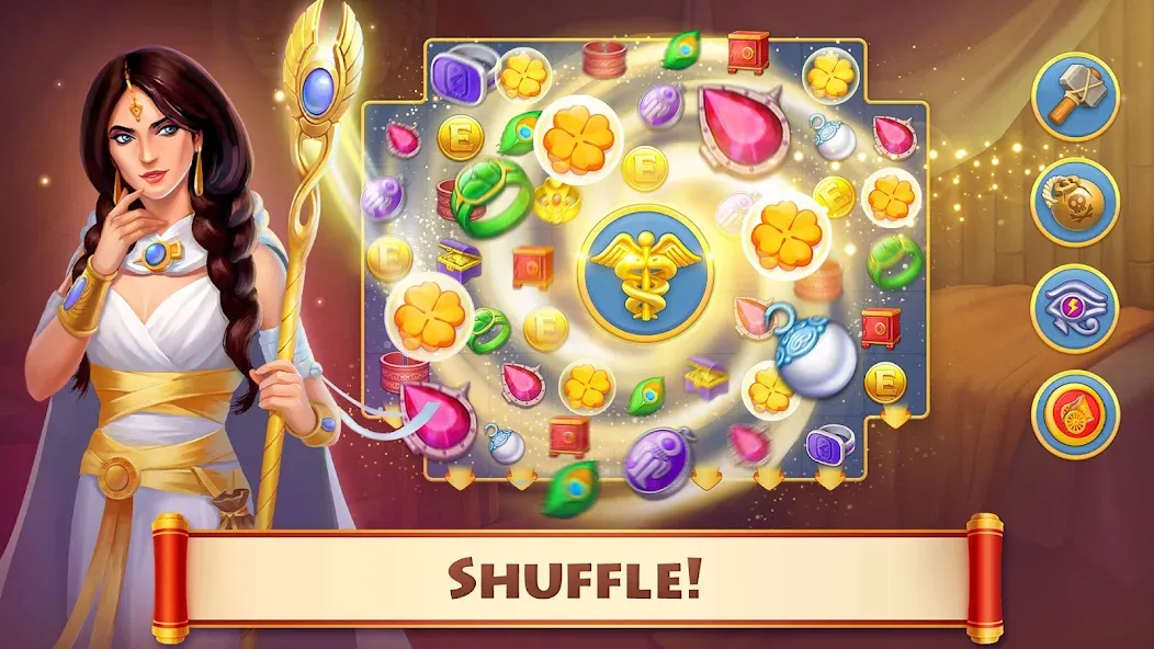 Cradle of Empires: 3 in a Row [MOD: безлимитные монеты и энергии] Screenshot 2