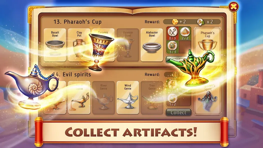 Cradle of Empires: 3 in a Row [MOD: безлимитные монеты и энергии] Screenshot 3