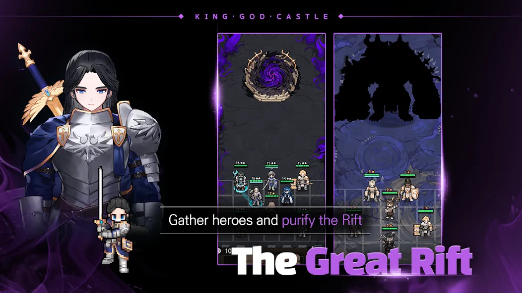 King God Castle [MOD: безлимитные ресурсы и алмазы] Screenshot 1