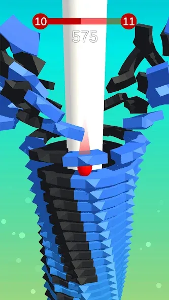 Stack Ball - Crash Platforms [MOD: без рекламы и бесконечные жизни] Screenshot 1