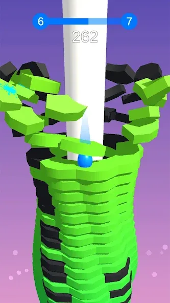 Stack Ball - Crash Platforms [MOD: без рекламы и бесконечные жизни] Screenshot 3