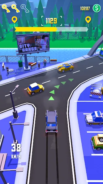 Taxi Run: Traffic Driver [MOD: безлимитные деньги и топливо] Screenshot 2