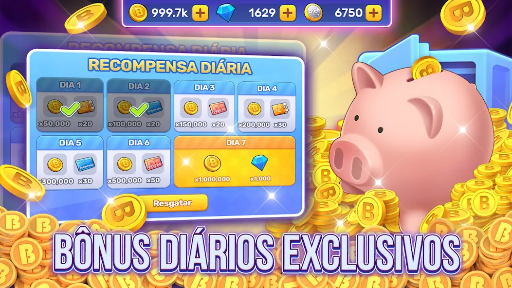 Bacana Games: Buraco &amp; Slots [MOD: безлимитные монеты и бонусы] Screenshot 4