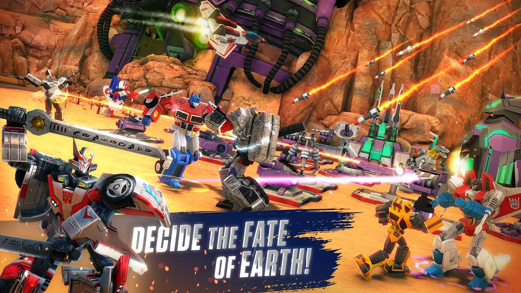 TRANSFORMERS: Earth Wars [MOD: безлимитные ресурсы и улучшения] Screenshot 1