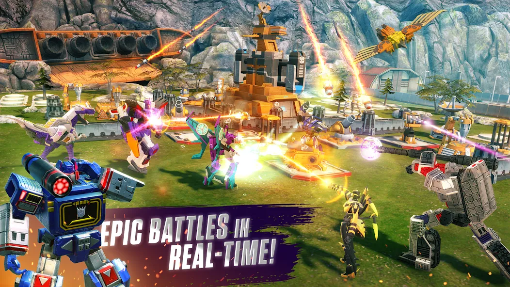 TRANSFORMERS: Earth Wars [MOD: безлимитные ресурсы и улучшения] Screenshot 2