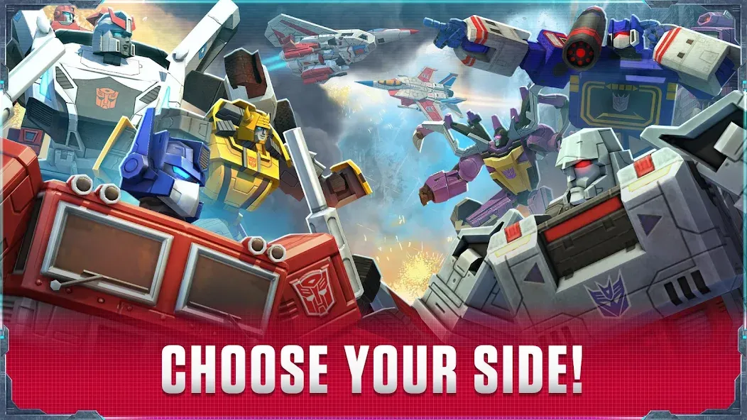 Transformers: Earth Wars Beta [MOD: безлимитные ресурсы и открыты герои] Screenshot 1