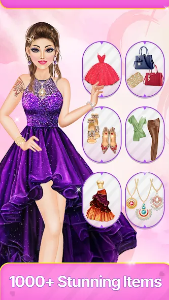 Dress Up Fashion: Makeup Games [MOD: безлимитные деньги и все наряды] Screenshot 4