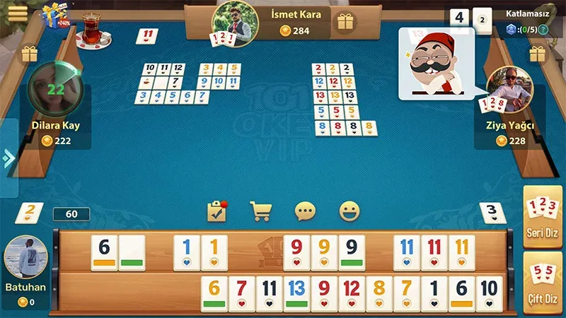 101 Okey VIP [MOD: безлимитные монеты и vip-функции] Screenshot 1