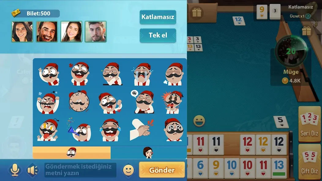 101 Okey VIP [MOD: безлимитные монеты и vip-функции] Screenshot 2