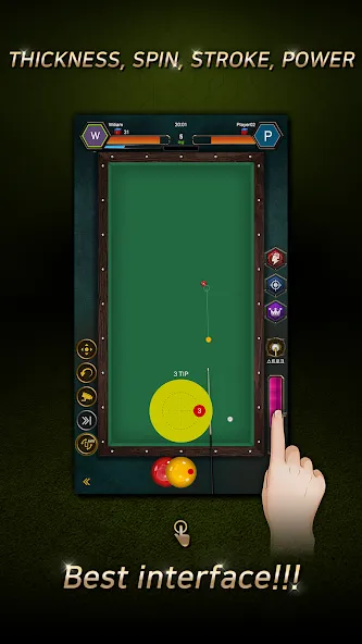 Real Billiards Battle - carom [MOD: без рекламы и все столы открыты] Screenshot 3