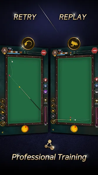 Real Billiards Battle - carom [MOD: без рекламы и все столы открыты] Screenshot 5