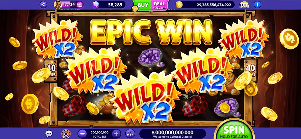 Club Vegas Slots Casino Games [MOD: безлимитные монеты и открыты бонусы] Screenshot 1