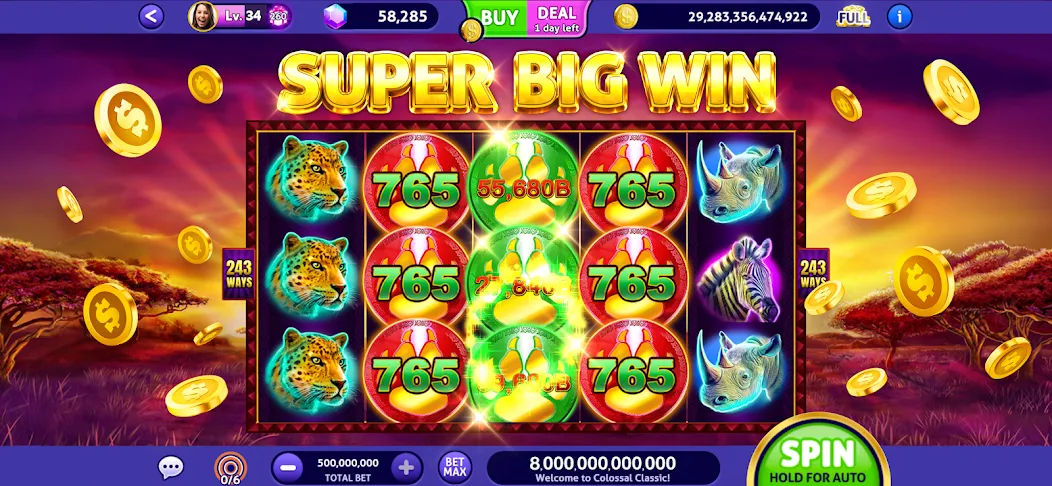Club Vegas Slots Casino Games [MOD: безлимитные монеты и открыты бонусы] Screenshot 2