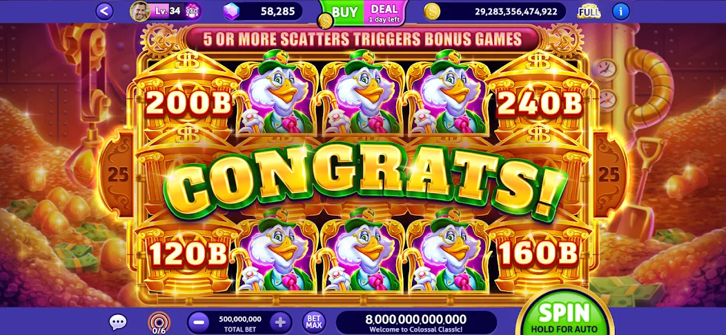 Club Vegas Slots Casino Games [MOD: безлимитные монеты и открыты бонусы] Screenshot 3