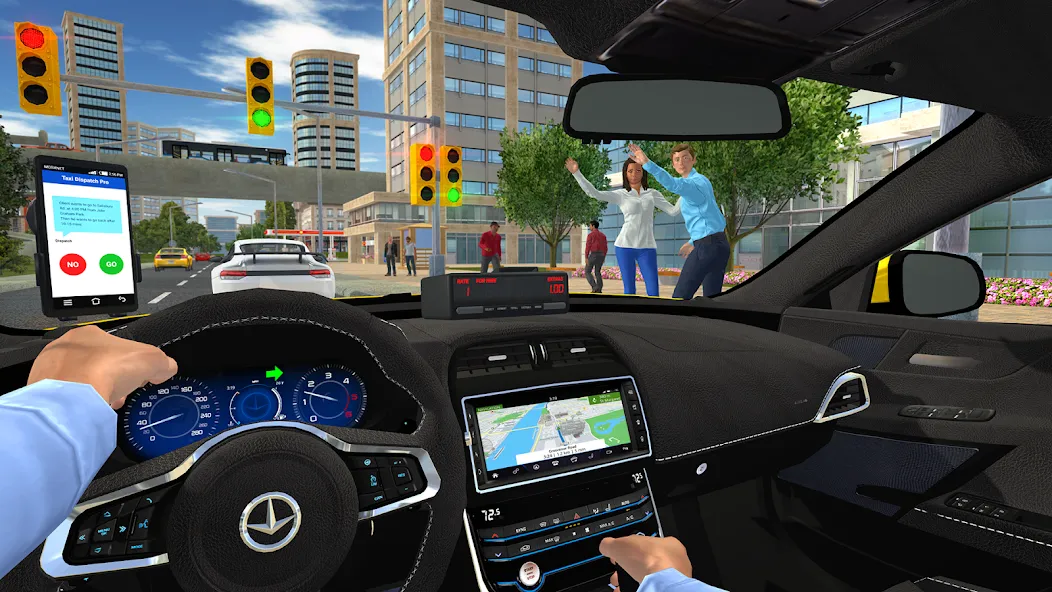 Taxi Game 2 [MOD: безлимитные деньги и топливо] Screenshot 2