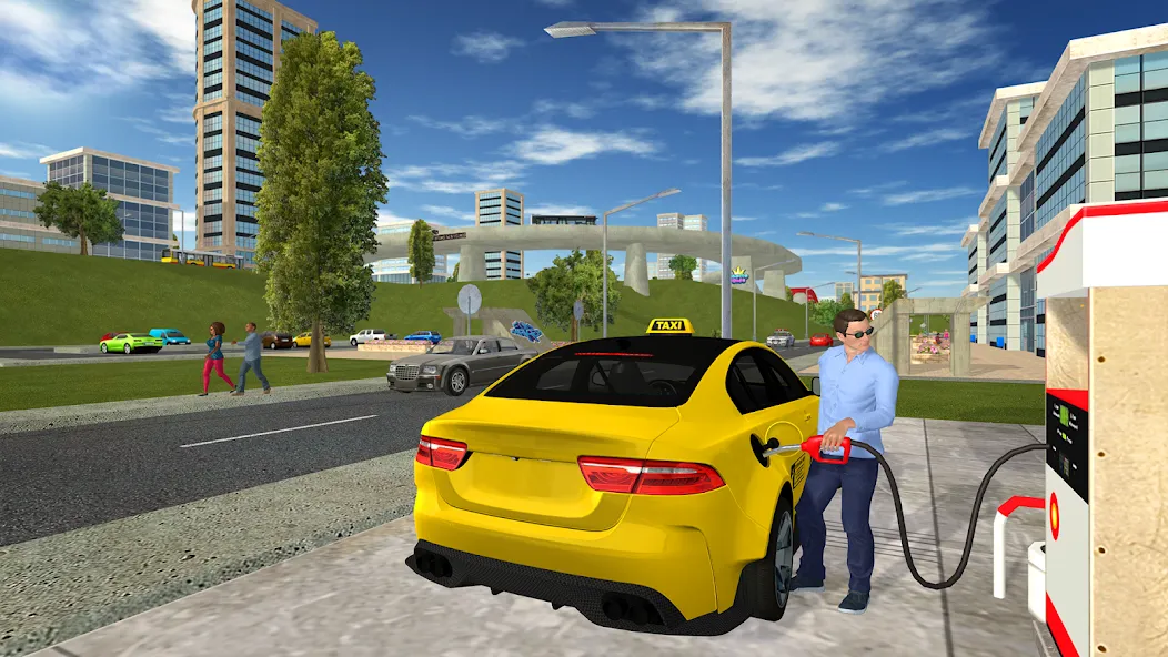 Taxi Game 2 [MOD: безлимитные деньги и топливо] Screenshot 3