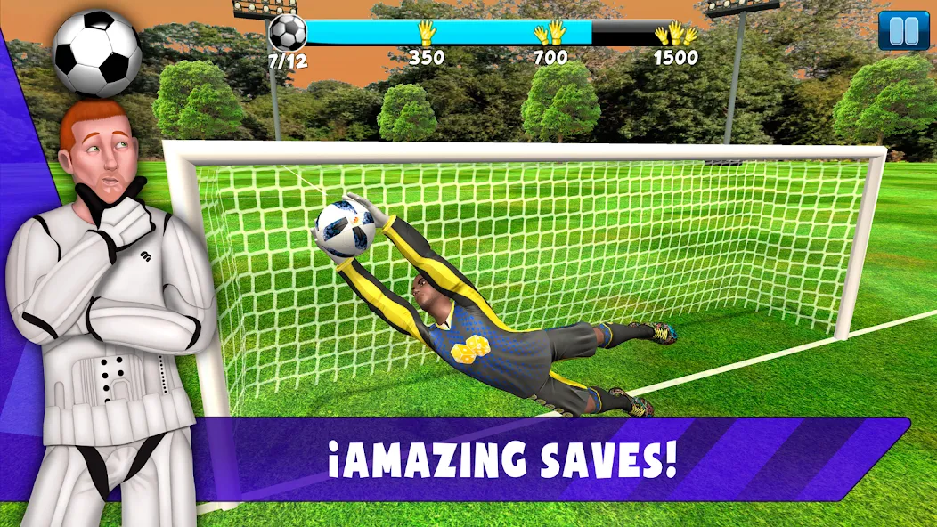 Soccer Goalkeeper 2024 [MOD: безлимитные деньги и энергия] Screenshot 2