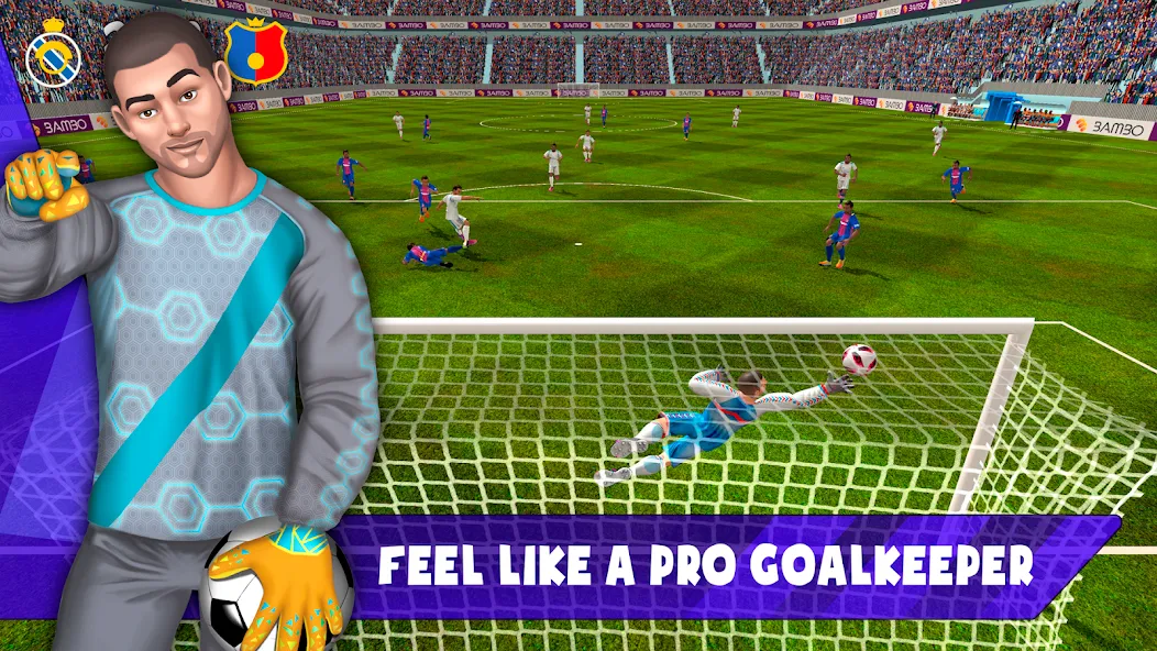 Soccer Goalkeeper 2024 [MOD: безлимитные деньги и энергия] Screenshot 4