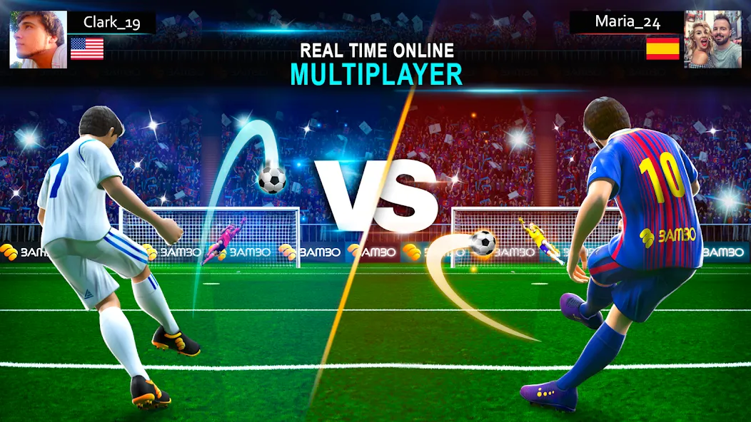 Shoot Goal - Soccer Games 2022 [MOD: безлимитные монеты и открытые уровни] Screenshot 5