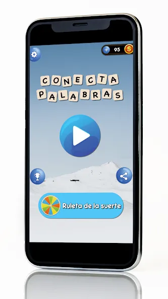 Conecta - Juego de Palabras [MOD: palabras ilimitadas y niveles desbloqueados] Screenshot 1