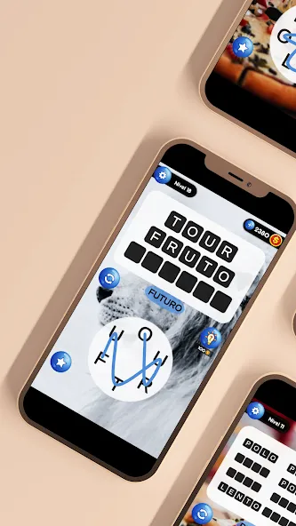 Conecta - Juego de Palabras [MOD: palabras ilimitadas y niveles desbloqueados] Screenshot 2