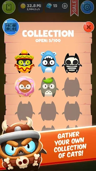 Cat Evolution Clicker [MOD: безлимитные деньги и алмазы] Screenshot 4