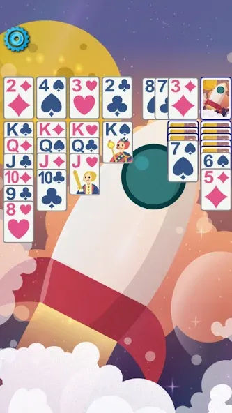Solitaire Space™ [MOD: безлимитные подсказки и отмены ходов] Screenshot 3