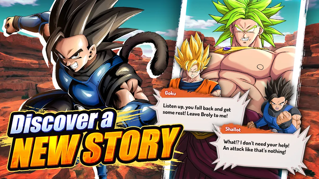 DRAGON BALL LEGENDS [MOD: безлимитные ресурсы и прокачка героев] Screenshot 4