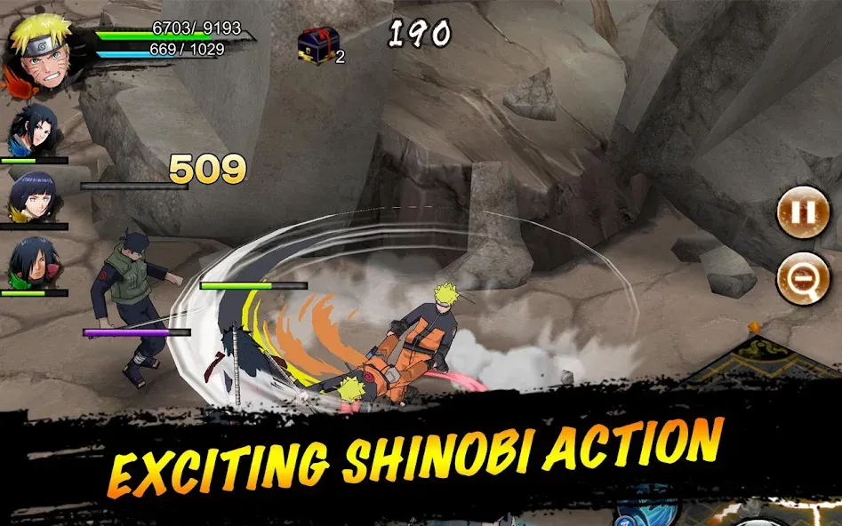 NARUTO X BORUTO NINJA VOLTAGE [MOD: безлимитные ресурсы и открыты все персонажи] Screenshot 2