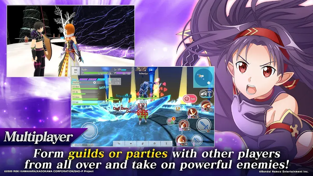 SAO Integral Factor - MMORPG [MOD: безлимитные ресурсы и мощное оружие] Screenshot 5