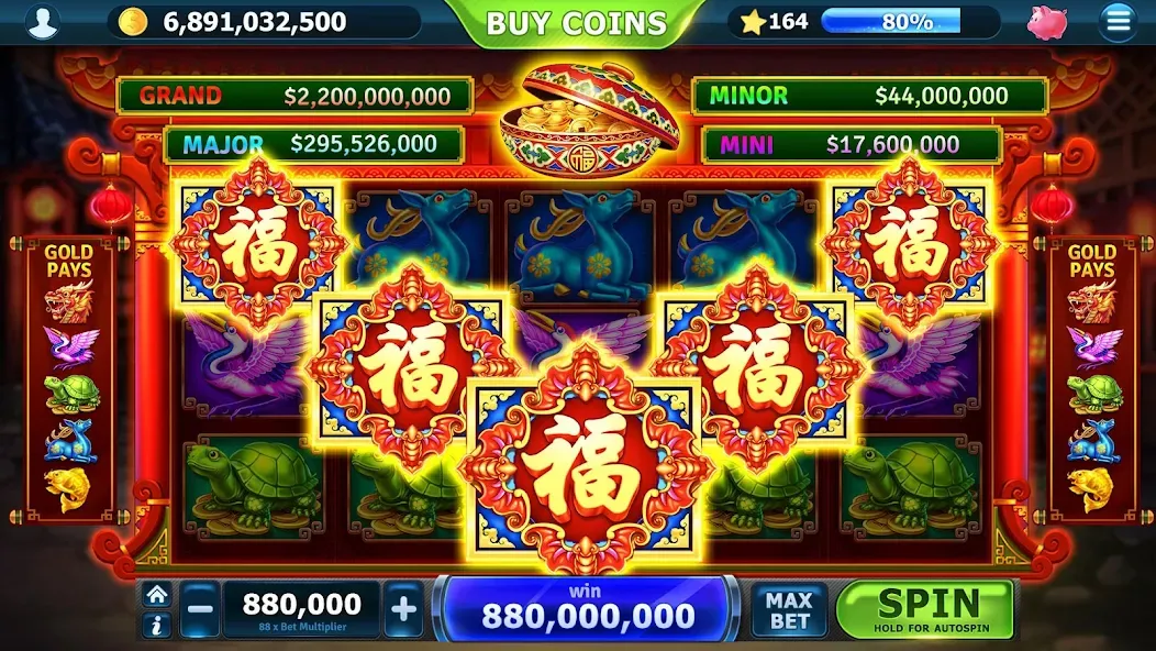 Slots of Vegas [MOD: безлимитные монеты и джекпоты] Screenshot 1