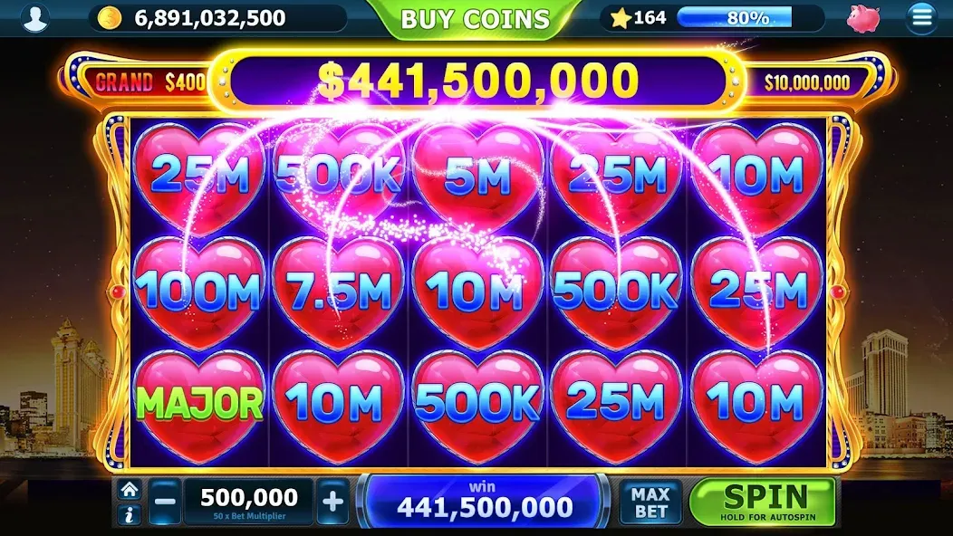 Slots of Vegas [MOD: безлимитные монеты и джекпоты] Screenshot 2