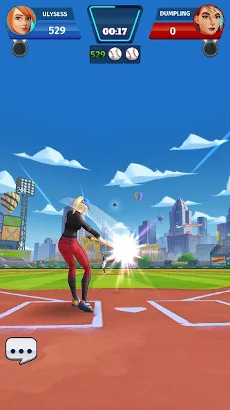 Baseball Club: PvP Multiplayer [MOD: безлимитные деньги и усиленные игроки] Screenshot 1
