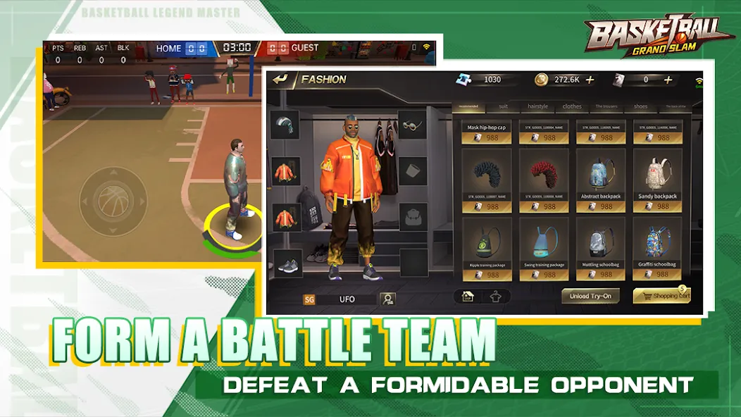 Basketball Grand Slam [MOD: безлимитные деньги и все мячи] Screenshot 2