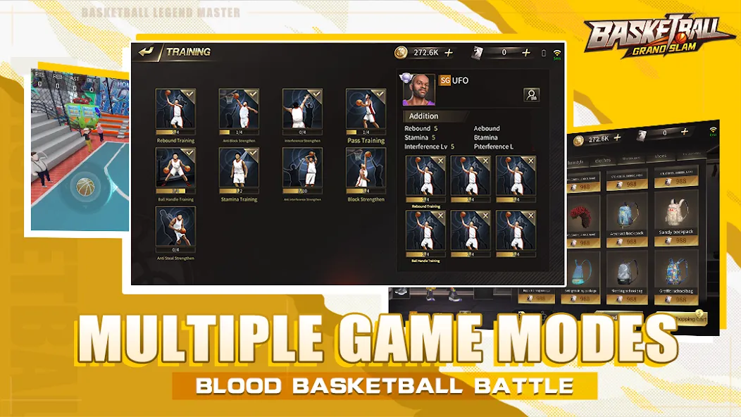 Basketball Grand Slam [MOD: безлимитные деньги и все мячи] Screenshot 4