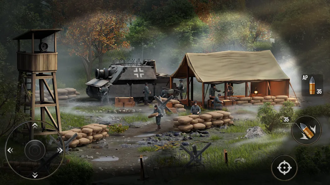 World of Artillery: Cannon War [MOD: безлимитные деньги и усиленная артиллерия] Screenshot 1