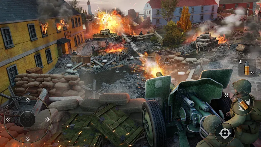 World of Artillery: Cannon War [MOD: безлимитные деньги и усиленная артиллерия] Screenshot 5