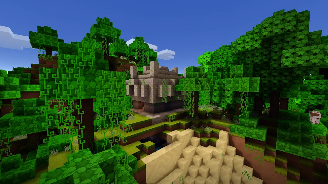 Lokicraft 4 Crafting [MOD: много ресурсов и открытые возможности] Screenshot 1