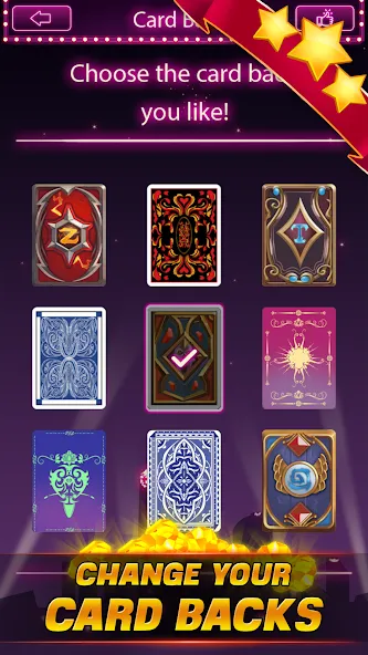 Solitaire Classic [MOD: без рекламы и все карты открыты] Screenshot 4