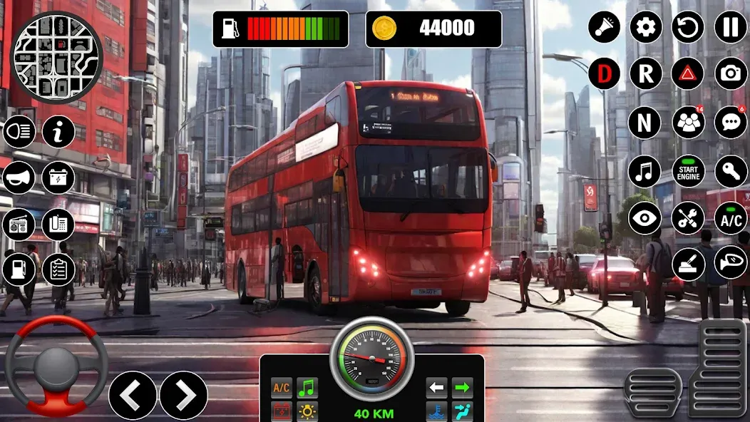 Bus Simulator 3D Bus Games [MOD: безлимитные деньги и топливо] Screenshot 4