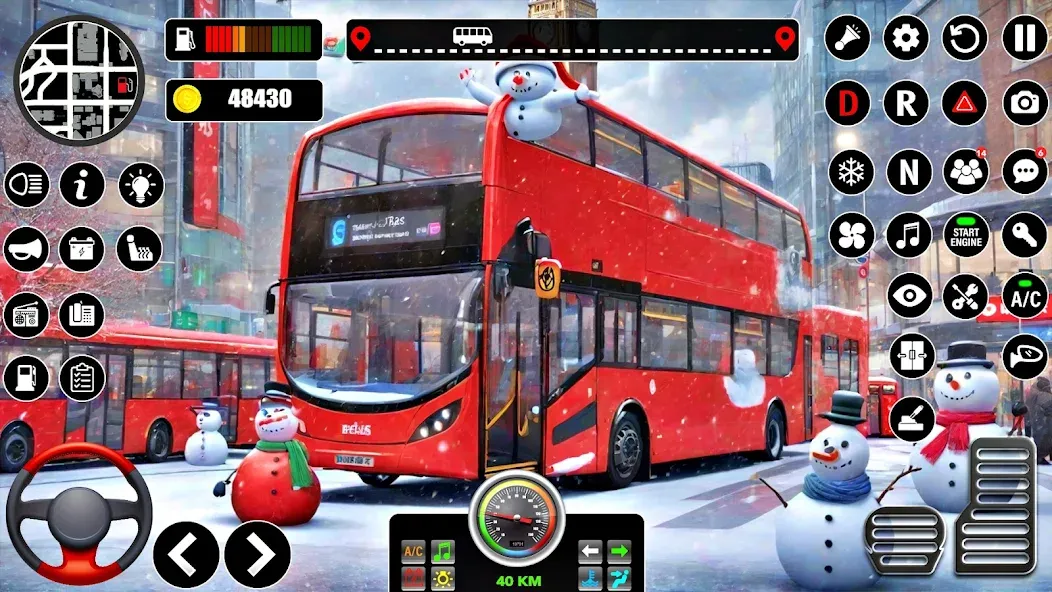 Bus Simulator 3D Bus Games [MOD: безлимитные деньги и топливо] Screenshot 5