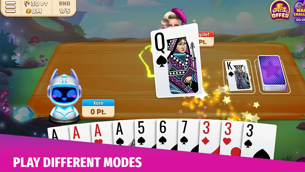 Gin Rummy Stars - Card Game [MOD: безлимитные монеты и все карты] Screenshot 2