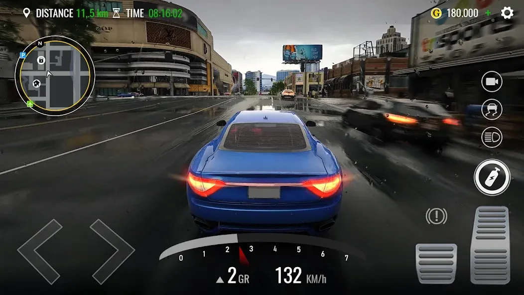 Traffic Driving Car Simulator [MOD: безлимитные деньги и топливо] Screenshot 2
